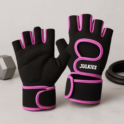 Anti-Slip Half Finger Gym Gloves Fitness-5