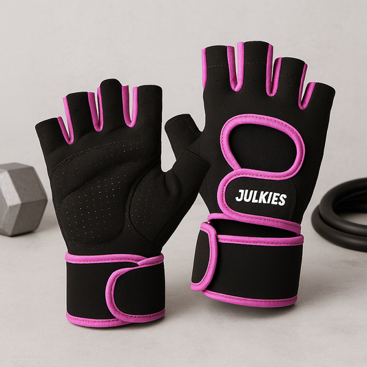 Anti-Slip Half Finger Gym Gloves Fitness-5