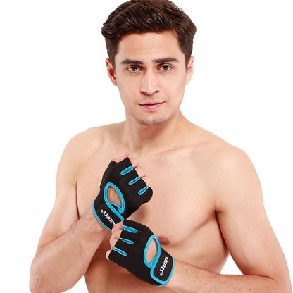 Anti-Slip Half Finger Gym Gloves Fitness-5