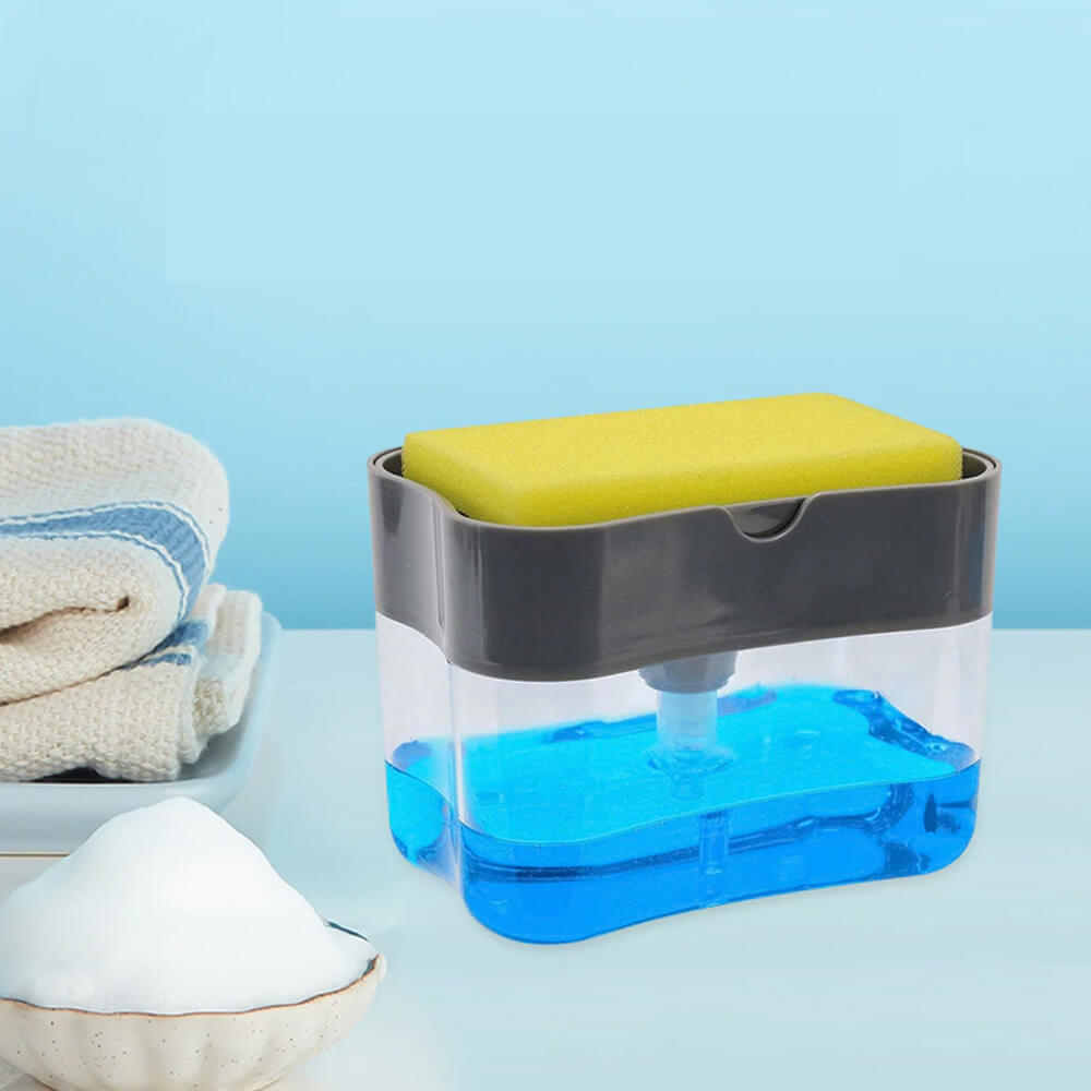Double Layer Sponge & Soap Rack Home Essentials-7