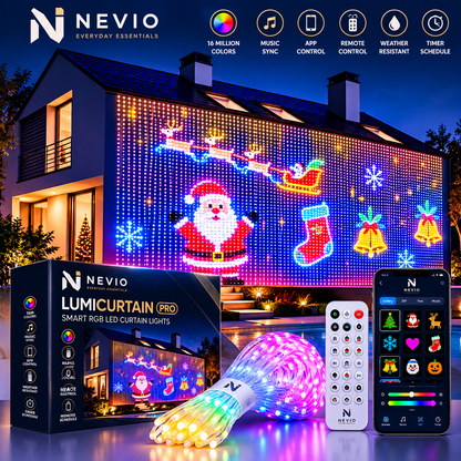 NEVIO™ LumiCurtain Pro - Smart RGB Curtain Lights Nevio