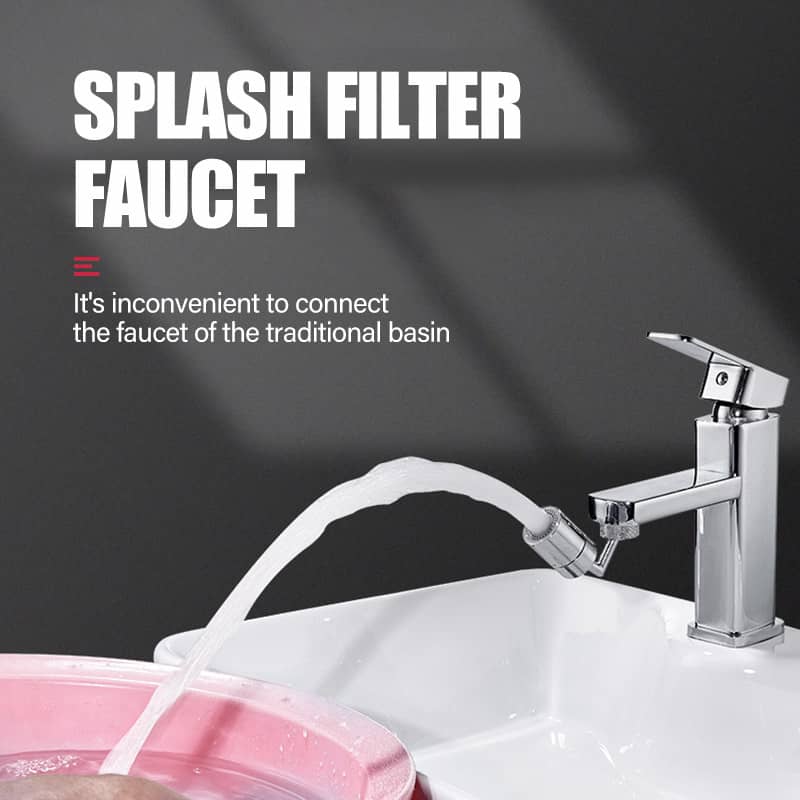 Universal Faucet Splash Guard Filter Home Essentials-7